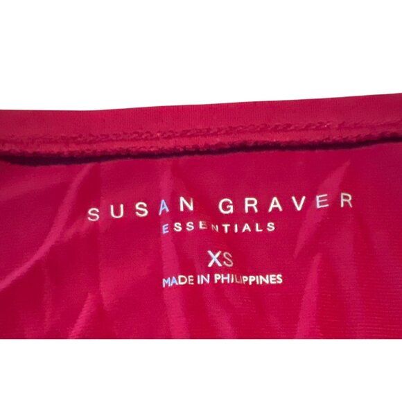 Susan Graver Modern Essentials Liquid Knit Midi Dress Red - Regular XS - Picture 3 of 7